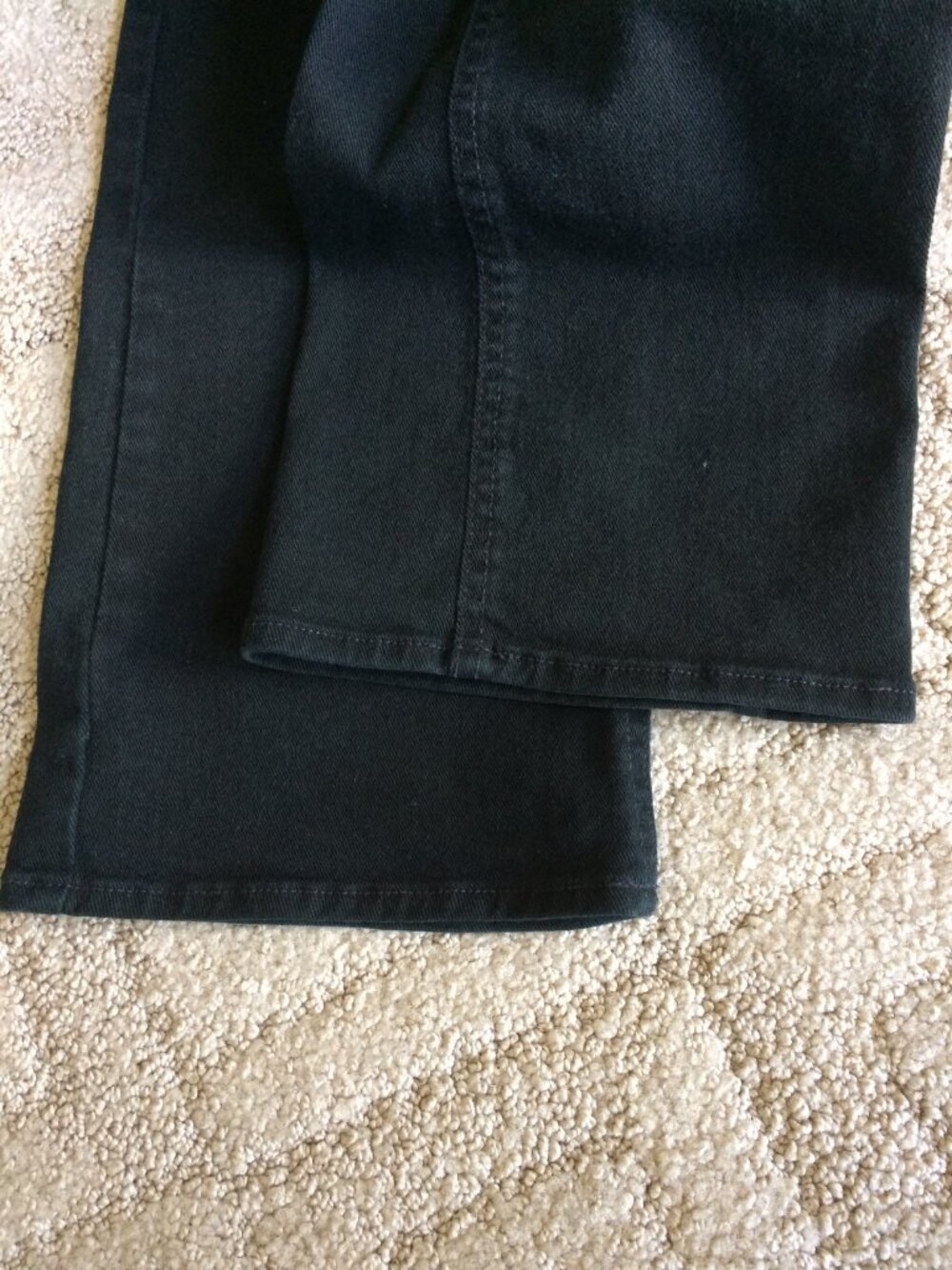 GAP Boot Cut Black Denim Jeans Size 12 Long - Picture 3 of 11